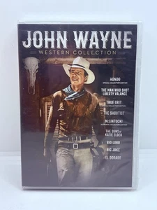 John Wayne Western Collection (DVD, 2017) 9 Film Set True Grit, Hondo, Shootist - Picture 1 of 4