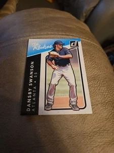 2017 Dansby Swanson Panini Donruss The Rookies Insert #TR-3 Rookie Rc  - Bild 1 von 2