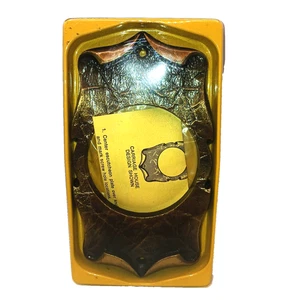 Vintage Amerock Türknauf Türklinke Rosettenplatte Abdeckung Metall Messing Ton Neu aus altem Lagerbestand - Bild 1 von 5