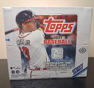 2021 Topps Update Baseball Factory Sealed Jumbo Hobby Box - Image 1 of 4