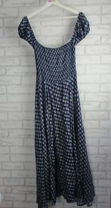 Auguste gold dust womens boheme goddess day dress indian princess navy 10 new - Picture 1 of 12