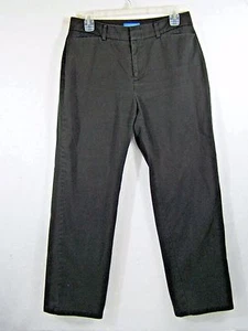 Dockers Casual Pants Womens Size 8P Med Straight Leg Black - Picture 1 of 8