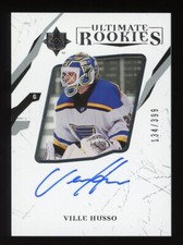 2017-18 Upper Deck Ultimate Collection Ville Husso Rookie Auto /399 #60 Blues