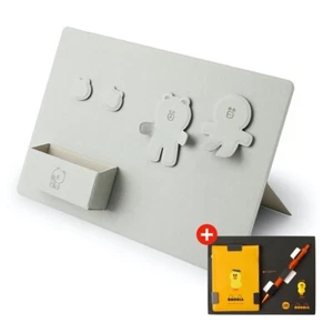 LINEF RIENDS Magnet Schreibtisch Organizer RHODIA Sally Kugelschreiber Figur Notizblock Set - Bild 1 von 23