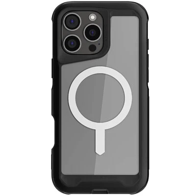 Funda protectora de metal MagSafe para teléfono iPhone 16 Pro / Max | Ghostek Atomic Slim Foto 1 de 4