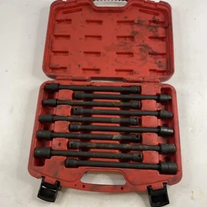 Mac Tools 10 pc 9” Extension Swivel Socket Set. Metric - Picture 1 of 8