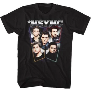 N-Sync Boy Band Group Bust Photos T Shirt 2T-YXL Dance Pop Music - Picture 1 of 3
