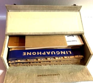 Vintage Linguaphone 78 rpm Record Egyptian Arabic Language Course Complete Set E - Picture 1 of 8