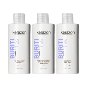 Brazilian Keratin Straightening Treatment Collagen Pro 2oz KIT Alisado Kerazon - Picture 1 of 6