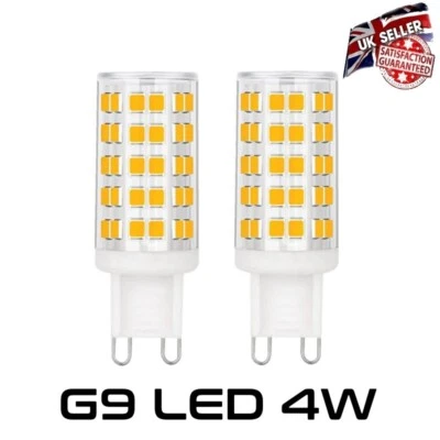 G9 4W LED Glühbirne warmweiß 40W Halogen Ersatz 2er Pack *UK-Lieferant* - Bild 1 von 4
