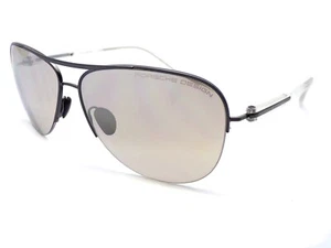 Gafas de sol Porsche Design media montura Gunmetal/Plata espejo lentes AR P8569 C - Imagen 1 de 4