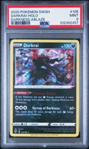 PSA 9 DARKRAI 105 HOLO DARKNESS ABLAZE POKEMON MINT - Bild 1 von 2