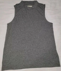 Top Madewell Tune sin mangas cuello falso talla S gris - Imagen 1 de 3