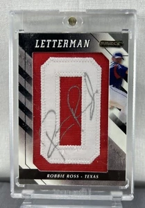 2008 Razor Letterman Autograph "O" Robbie Ross - Texas RR-O - Picture 1 of 7