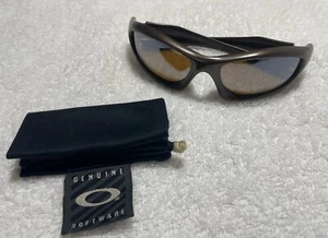 Oakley Monster Dog Bronze Sunglasses - Titanium Iridium - VERY NICE - Picture 1 of 10