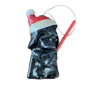 Darth Vadar CHRISTMAS ORNAMENT Santa Hat Collectible STAR WARS - Picture 1 of 13