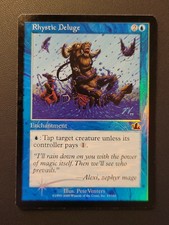 MTG Rhystic Deluge Prophecy 43/143 Foil Common English MP