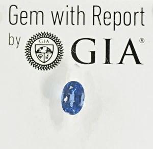 GIA Certified Natural Kyanite Loose Bright Blue Oval brilliant Step Cut 1.05 ct. - Picture 1 of 11