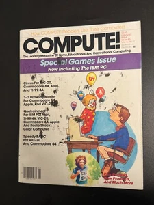 1984 Issue 45 Vol 6 No 2 February Compute! Special Games Issue IBM PC Magazine - Picture 1 of 9