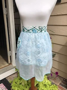 Retro Lovely Vintage Lady Kitchen Fashion Flirty Women Reversible Apron Pockets - Picture 1 of 8