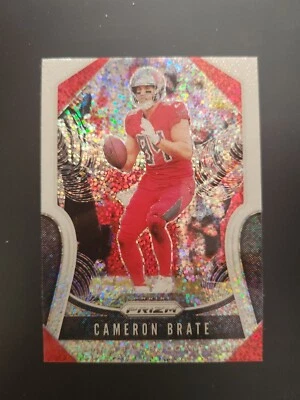 2019 Prizm Prizms White Sparkle #197 Cameron Brate Tampa Bay Buccaneers SSP /20 - Image 1 of 4