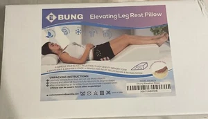 Bung Elevating leg rest pillow sealed box Washable Cover, Memory Foam - Picture 1 of 4