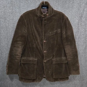 Vintage Polo Ralph Lauren Corduroy Sport Coat M Belted Back Patch Pocket - Picture 1 of 11