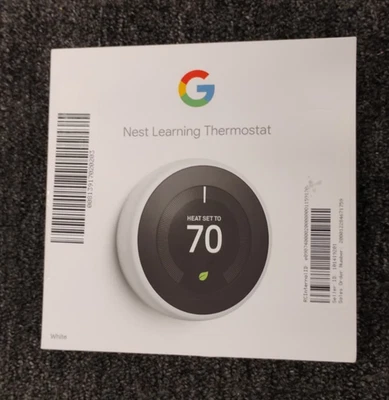 Google Nest Learning Thermostat (3rd Generation) - T3017US, Used, B2 - Image 1 of 4