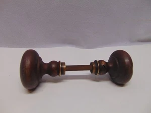 Vintage Copper door handle 5 1/2" long 2' round knob - Picture 1 of 6
