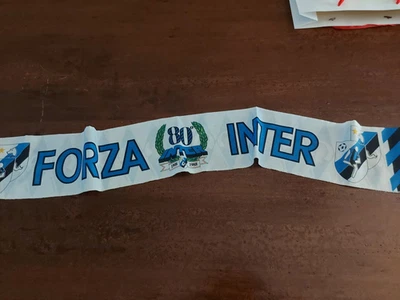 Sciarpa INTER calcio 1988 anniversario 80 Anni Zenga Bergomi Trapattoni (3855) - Immagine 1 di 4