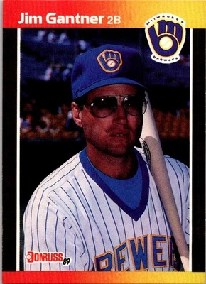 1989 Donruss #264 Jim Gantner - Image 1 of 2