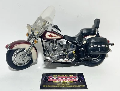 Franklin Mint 1992 Harley Davidson Heritage Softail 1:10 Scale Motorcycle Nice - Image 1 of 4