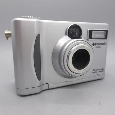 Polaroid Digital Camera PDC 3035 3.2MP Silver Tested - Image 1 of 4