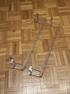 "Toalleras de pared de 19"" de acrílico MCM Lucite modernas de mediados de siglo (2)" - Imagen 1 de 13