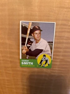 1963 TOPPS BASEBALL #424 CHARLEY SMITH!! $1 SHIPPING!! - Picture 1 of 2