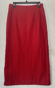 BRIGGS Rock Größe 10 100 % Wolle Bleistift gerade Maxi belüftet rot - Bild 1 von 7