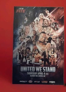 TNA IMPACT United We Stand Live Event Poster AAA Lucha Underground AEW 11×17 - Bild 1 von 6