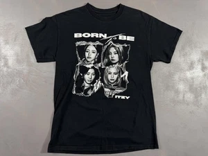 ITZY Shirt Mens Small Black 2nd World Tour Born To Be K-Pop Concert T-Shirt Tee - Picture 1 of 9