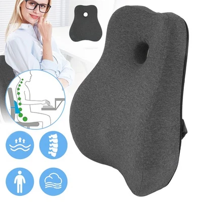 MARKENLOS Memory-Schaum Lendenkissen Rückenstützkissen Lendenstützkissen für Bürostuhl