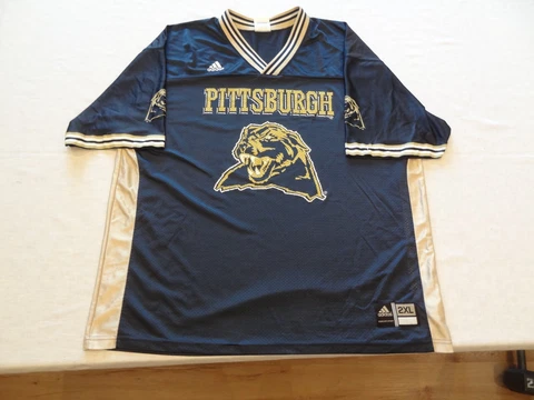 Adidas University of Pittsburgh Panthers Pitt NCAA Football Jersey 2XL Cover