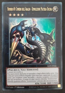NUMERO 69 CIMIERO DELL' ARALDO DEMOLIZIONE MATERIA OSCURA ALIN-IT046 YUGIOH - Foto 1 di 1