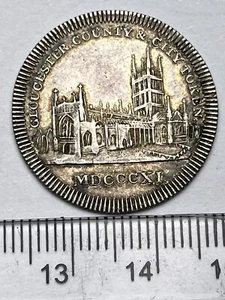 Gettone in argento 1811 - Scellino Gloucester - Gloc.5 bis - Classificato RRR (D817) - Foto 1 di 2