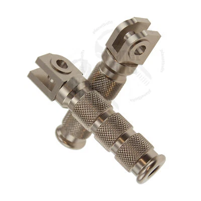 Juego de estriberas deportivas delanteras de titanio para Suzuki GSXR 600 750 barra de descanso para conductor Foto 1 de 2