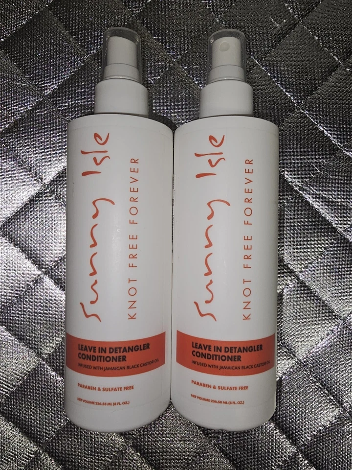 Sunny Isle Knot Free Forever Leave in Detangler Conditioner 8 fl oz Lot Of 2 - Image 1 of 1