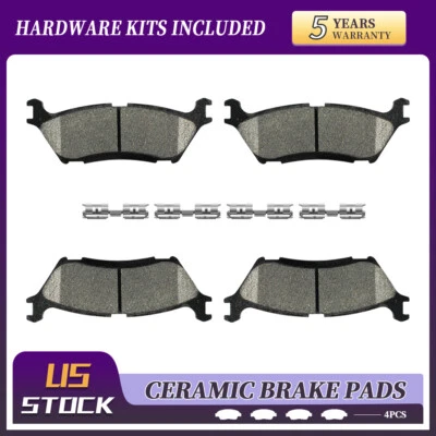 Pastilhas de freio traseiras de cerâmica para Ford Expedition F-150 Lincoln Navigator 2015 - 2021 - Imagem 1 de 4