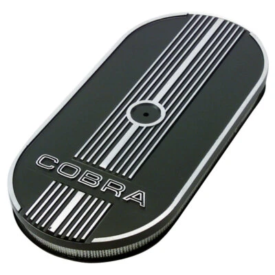 Ford Performance Air Cleaner Aluminum Oval With Cobra Script Mustang V8 - Image 1 of 2