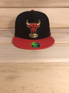 Chicago Bulls 47 Brand Hat Hardwood Classics Windy City Adjustable Snap Black - Bild 1 von 10