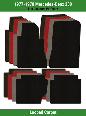 Alfombrillas de la fila delantera y trasera Lloyd Classic Loop para Mercedes-Benz 230 1977-1978  Foto 1 de 4