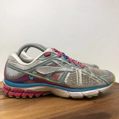 Brooks Ravenna 6 Running Shoes Womens Size 8.5 Silver Athletic Training Sneakers - Image 1 of 4