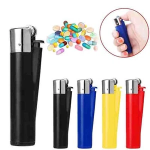 Briquet Boîte Secrète Compartiment Caché De Rangement Pour Pilules - Imagen 1 de 4